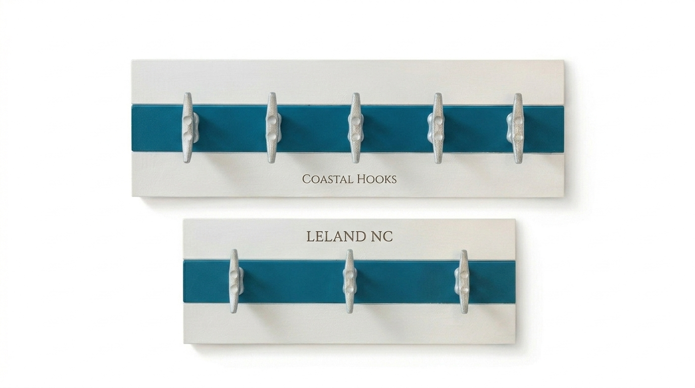 boat cleat towel rack
