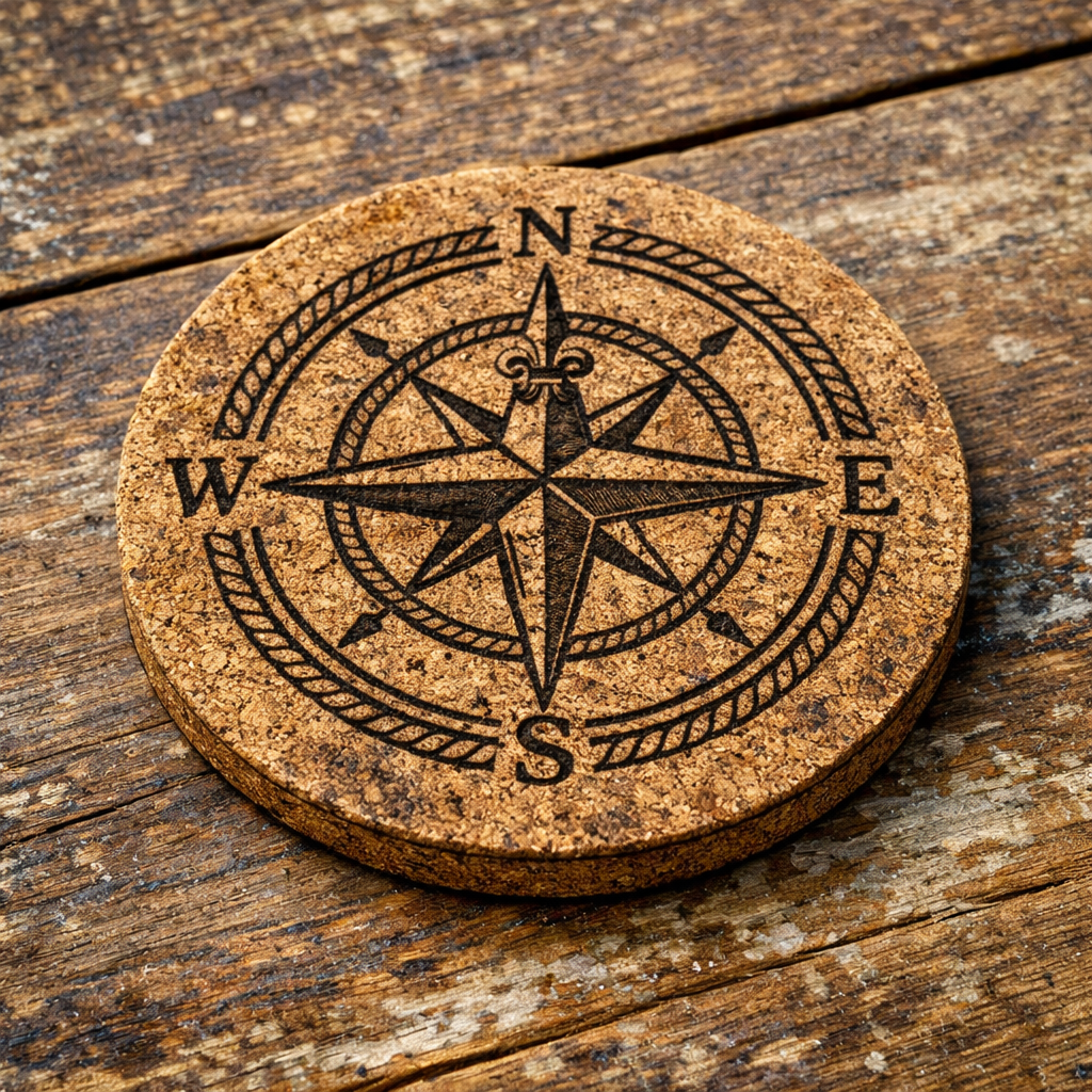 compass coasters